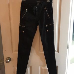 Black legging jeans